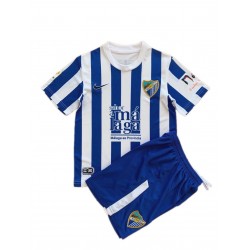 Camisola Malaga CF Criança Equipamento Primeiro 2021-2022 Manga Curta